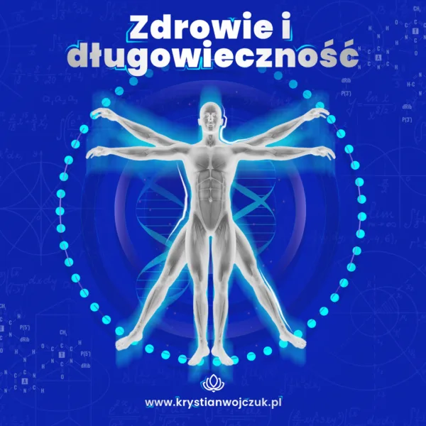 Model człowieka, który jest zdrowy i w pełni sił - nawiązujący do długowieczności i anti-agingu